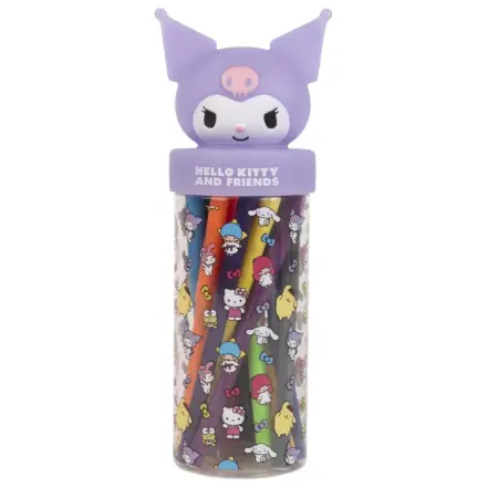 Hello Kitty Kuromi 18-dijelni set flomastera u 3D stalku fotografija proizvoda