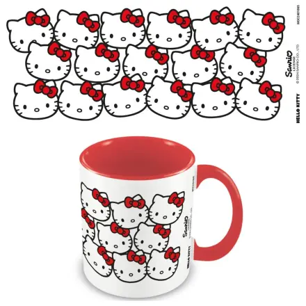 Hello Kitty Many Kittys Colored unutarnja šalica fotografija proizvoda