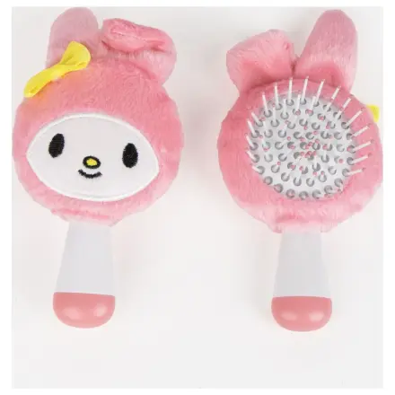 Hello Kitty Melody Mini plišana četka za kosu s češljem 13 cm fotografija proizvoda