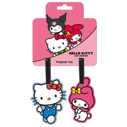 Hello Kitty & My Melody Set oznaka za prtljagu (2 komada) fotografija proizvoda