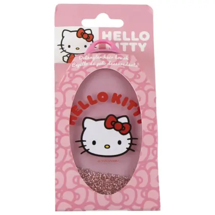 Hello Kitty Pink Glitter Četka za kosu, češalj 13 cm fotografija proizvoda