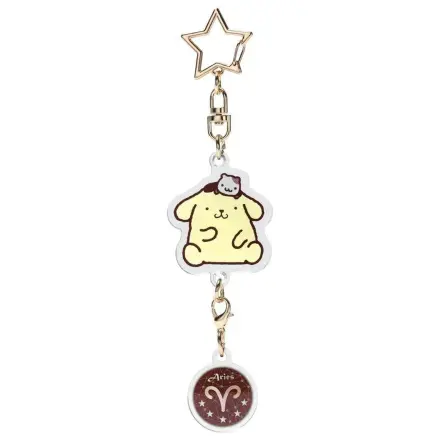 Hello Kitty Pompompurin Aries Astrološki simbol privjesak za ključeve fotografija proizvoda