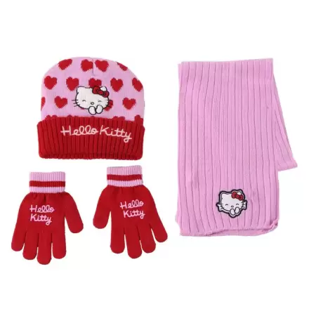 Hello Kitty zimski set snood kape i rukavica fotografija proizvoda