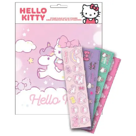 Hello Kitty Unicorn album za sličice s 50 sličica fotografija proizvoda