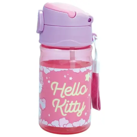Hello Kitty Unicorn Plastična boca za piće sa slamkom i vezicom 350 ml fotografija proizvoda