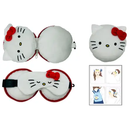 Hello Kitty putni jastuk + maska fotografija proizvoda