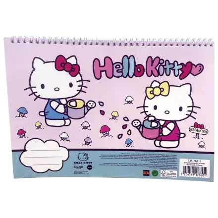Hello Kitty World A4 Spiralna Bilježnica za Skiciranje, 30 listova fotografija proizvoda