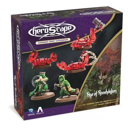 Heroscape Ekspanzija Vojske Boiling Tension: Molten Crustaceans & Tanuki Tricksters *Engleska Verzija* fotografija proizvoda