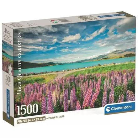 Visokokvalitetne Lupinike kod jezera Tekapo puzzle 1500 kom fotografija proizvoda
