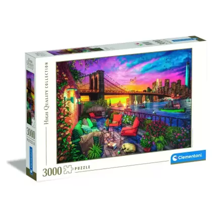 Visokokvalitetna Manhattan Balcony Sunset puzzle 3000 kom termékfotója