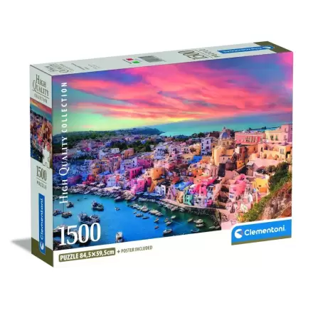 Visokokvalitetna slikovita puzzle otok Procida 1500 kom termékfotója