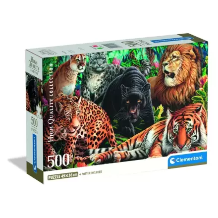 Puzzle Visoke Kvalitete Divlje Mačke 500pcs termékfotója