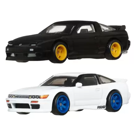 Hot Wheels Premium Car Culture Diecast vozilo 2-Pack 1/64 '96 Nissan 180SX Type X & Nissan SilEighty fotografija proizvoda