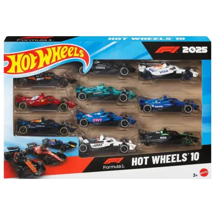 Hot Wheels F1 automobili, paket od 10 komada fotografija proizvoda