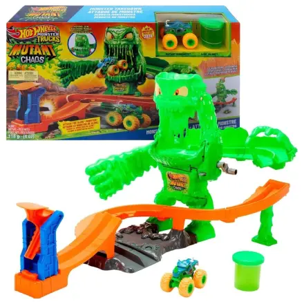 Hot Wheels Monster Trucks Mutant Chaos Monster Takedown Playset  fotografija proizvoda