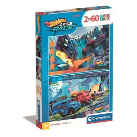 Hot Wheels puzzle 2x60 komada fotografija proizvoda