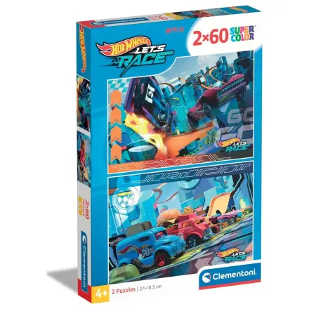 Hot Wheels puzzle 2x60 komada fotografija proizvoda