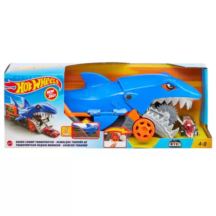 Hot Wheels Shark Chomp Transporter Kamion za prijevoz s čeljustima morskog psa termékfotója