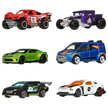 Hot Wheels Silver Series Die-Cast Vozilo Paket od 6 komada 1/64 Legends fotografija proizvoda