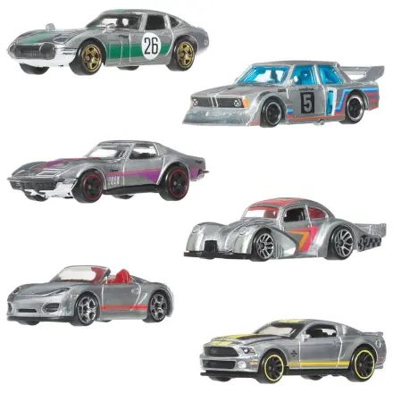 Hot Wheels Silver Series Die-Cast vozilo paket od 6 komada 1/64 ZAMAC fotografija proizvoda