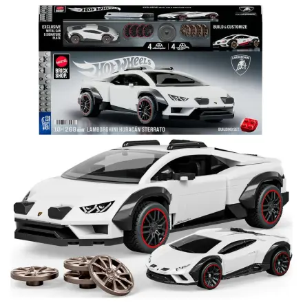 Hot Wheels Speed Mattel Brick Shop građevinski set 1/32 Lamborghini Huracán Sterrato fotografija proizvoda