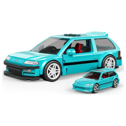 Hot Wheels Speed Series Mattel Brick Shop građevinski set 1/32 Custom ’90 Honda Civic EF fotografija proizvoda