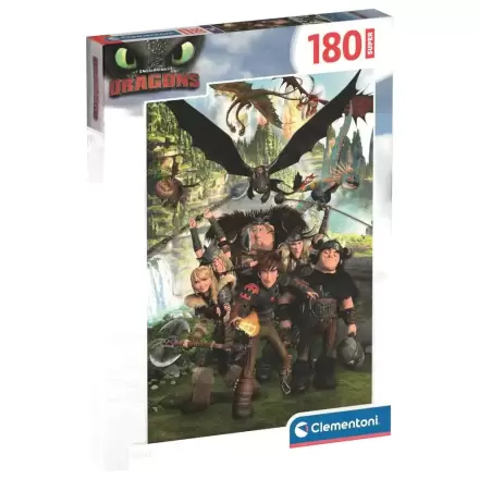 How to Deliver Your Dragon super puzzle 180 kom fotografija proizvoda