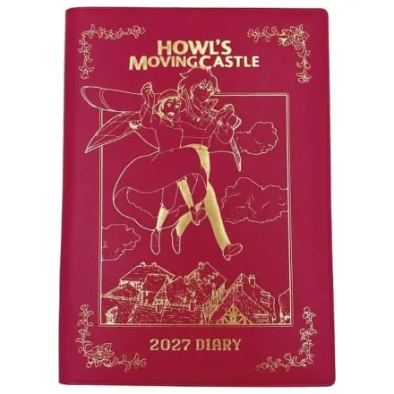 Howl's Moving Castle Dnevnik Hauru & Sophie crveno zlatna folija fotografija proizvoda