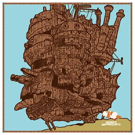 Howl´s Moving Castle Imabari Ručnik Hauru's Castle 40 x 40 cm fotografija proizvoda