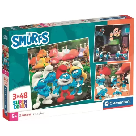 The Smurfs puzzle 3 x 48 komada fotografija proizvoda