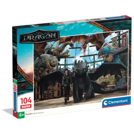 How to Train Your Dragon Arena 104-dijelni Super puzzle fotografija proizvoda