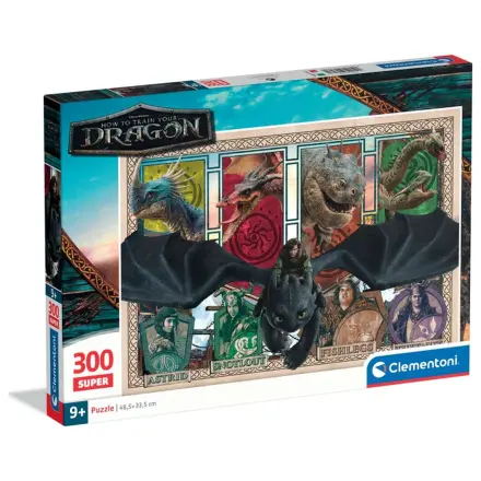 How to Train Your Dragon Mystic Skies puzzle od 300 komada fotografija proizvoda