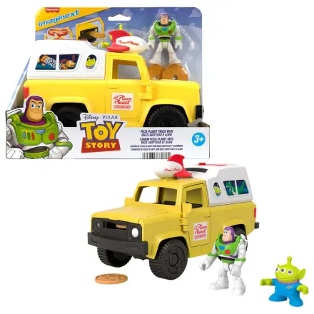 Imaginext Disney Pixar Toy Story kamion Pizza Planet + figure Buzza Svjetlosnog i Aliena fotografija proizvoda