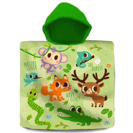 Into the Forest pamučni poncho ručnik fotografija proizvoda