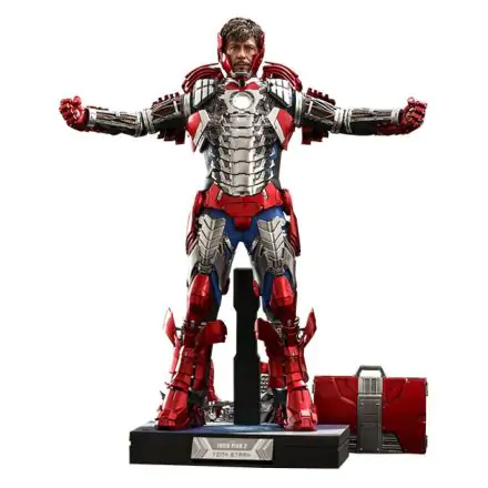 Iron Man 2 Movie Masterpiece akcijska figura 1/6 Tony Stark (Mark V Suit Up Version) Deluxe 31 cm fotografija proizvoda