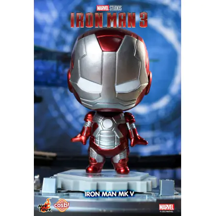 Iron Man 3 Cosbi Mini Figura Iron Man Mark 5 8 cm termékfotója