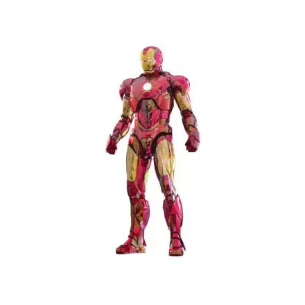 Iron Man Movie Masterpiece Diecast akcijska figura 1/6 Iron Man Mark VI (Fractal Armor) Hot Toys Exclusive 33 cm fotografija proizvoda