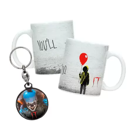IT Pennywise šalica i metalni privjesak za ključeve fotografija proizvoda