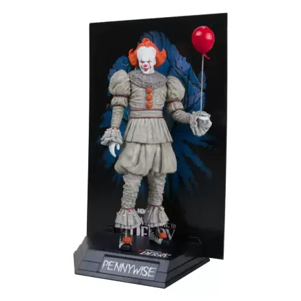 It: Welcome to Derry Movie Maniacs PVC statua Pennywise (Gold Label) 16 cm fotografija proizvoda