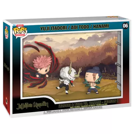 Jujutsu Kaisen Funko POP Moments Vinyl Figure Itadori & Todo vs Hanami 9 cm termékfotója