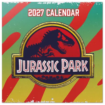 Jurassic Park 2027 Zidni kalendar 30 x 30 cm fotografija proizvoda