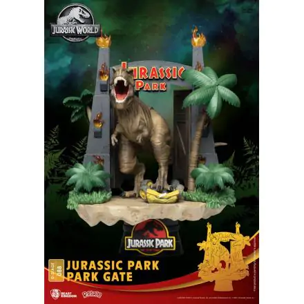 Jurassic Park D-Stage PVC Diorama Park Gate 15 cm fotografija proizvoda