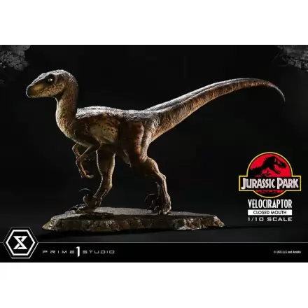 Jurassic Park Prime Collectibles kipić 1/10 Velociraptor zatvorenih usta 19 cm termékfotója