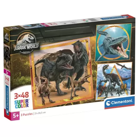 Jurassic World puzzle 3x48 dijelova termékfotója