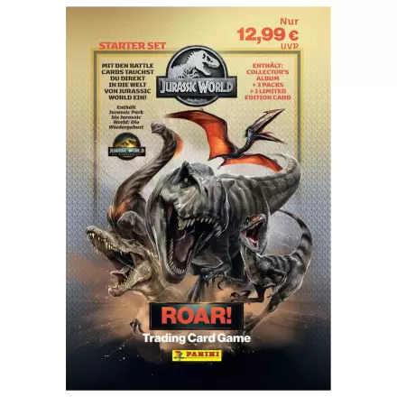 Jurassic World Roar Trading Cards Početni paket *German Version* fotografija proizvoda