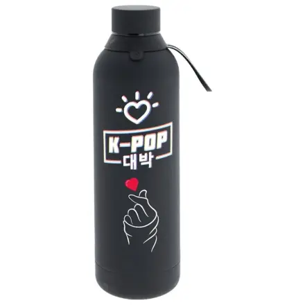 K-Pop Crna termalna boca 750 ml fotografija proizvoda
