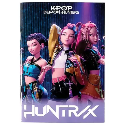 K-pop Demon Hunters Singers A4 crtana bilježnica s 50 listova fotografija proizvoda