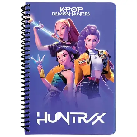 K-pop Demon Hunters Warriors B/5 Linirana spiralna bilježnica 105 listova fotografija proizvoda