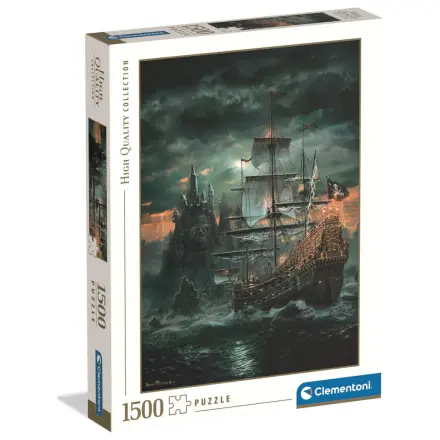 Pirate Ship Haunted Seas puzzle od 1500 komada fotografija proizvoda