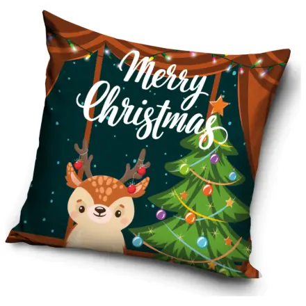 Božićna slatka jastučnica s sobom fotografija proizvoda